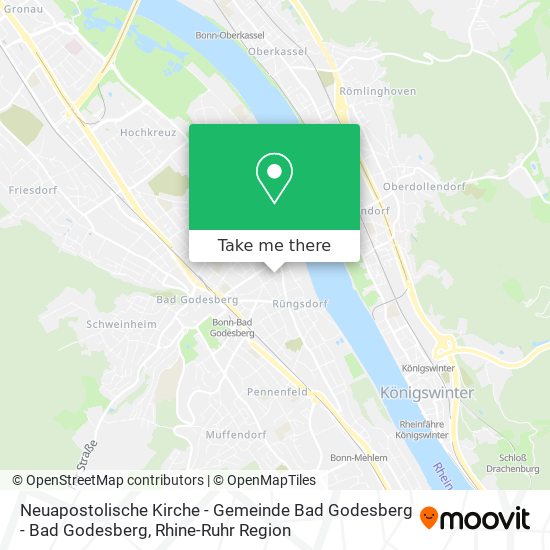 Neuapostolische Kirche - Gemeinde Bad Godesberg - Bad Godesberg map