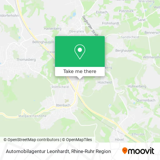 Карта Automobilagentur Leonhardt