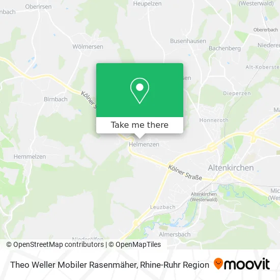 Карта Theo Weller Mobiler Rasenmäher