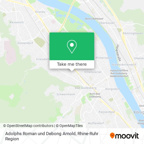 Adolphs Roman und Debong Arnold map