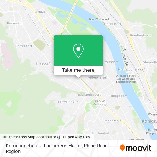 Карта Karosseriebau U. Lackiererei Härter
