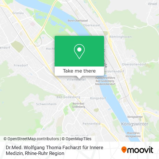 Dr.Med. Wolfgang Thoma Facharzt für Innere Medizin map