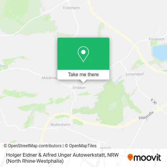 Карта Holger Eidner & Alfred Unger Autowerkstatt
