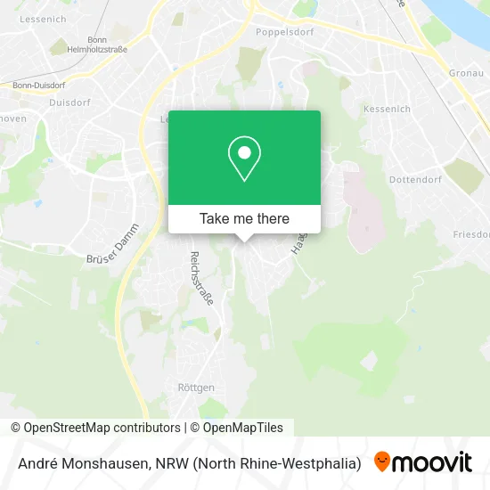 André Monshausen map