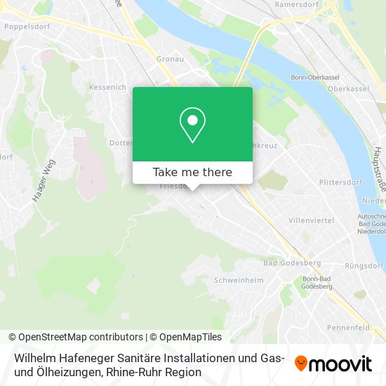 Wilhelm Hafeneger Sanitäre Installationen und Gas- und Ölheizungen map