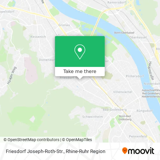 Карта Friesdorf Joseph-Roth-Str.