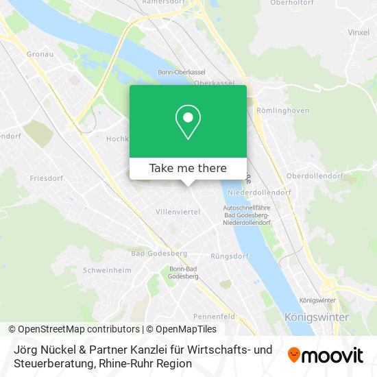 Jörg Nückel & Partner Kanzlei für Wirtschafts- und Steuerberatung map