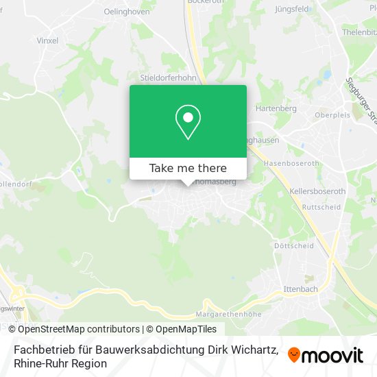 Fachbetrieb für Bauwerksabdichtung Dirk Wichartz map