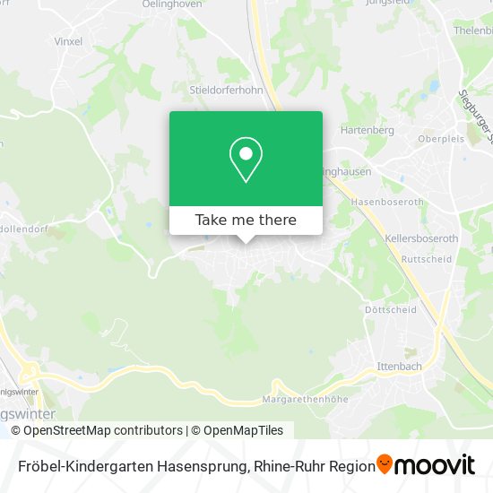 Fröbel-Kindergarten Hasensprung map
