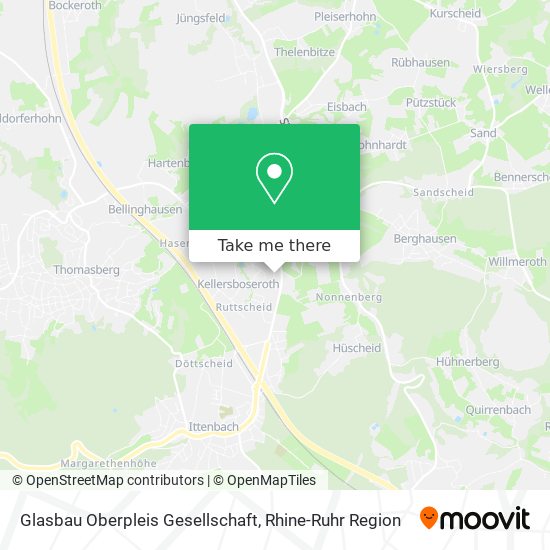 Карта Glasbau Oberpleis Gesellschaft