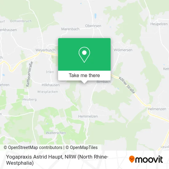 Yogapraxis Astrid Haupt map