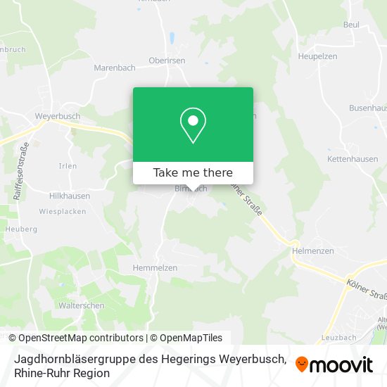 Jagdhornbläsergruppe des Hegerings Weyerbusch map