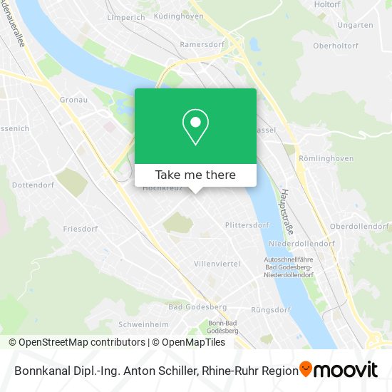 Bonnkanal Dipl.-Ing. Anton Schiller map