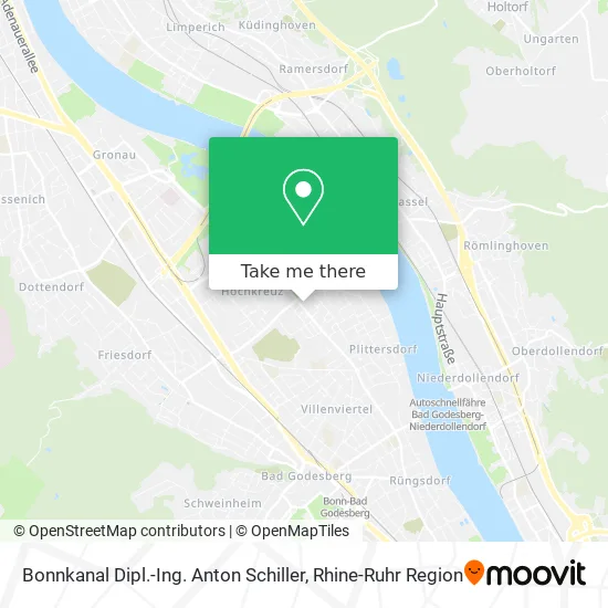 Карта Bonnkanal Dipl.-Ing. Anton Schiller