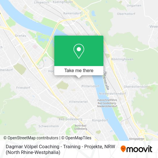 Карта Dagmar Völpel Coaching - Training - Projekte