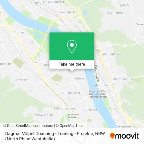 Карта Dagmar Völpel Coaching - Training - Projekte