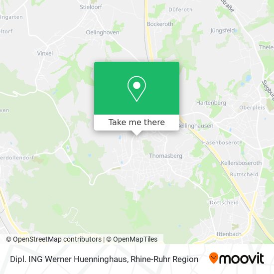 Dipl. ING Werner Huenninghaus map