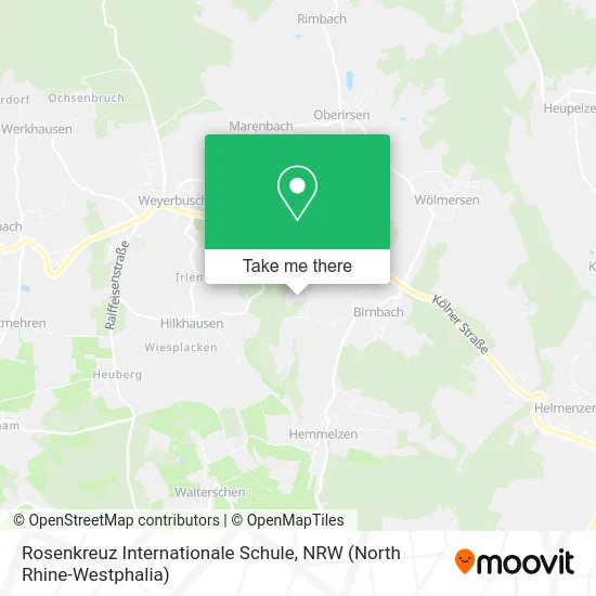 Rosenkreuz Internationale Schule map