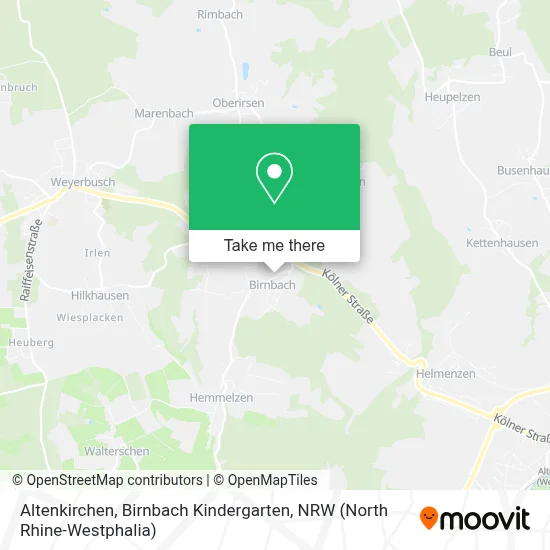 Altenkirchen, Birnbach Kindergarten map