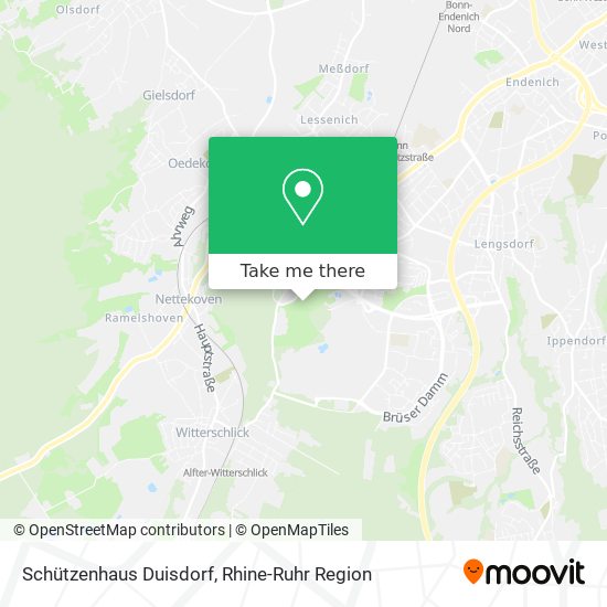 Schützenhaus Duisdorf map