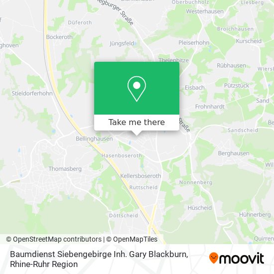 Baumdienst Siebengebirge Inh. Gary Blackburn map