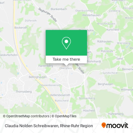 Claudia Nolden Schreibwaren map