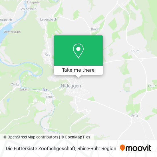 Die Futterkiste Zoofachgeschäft map