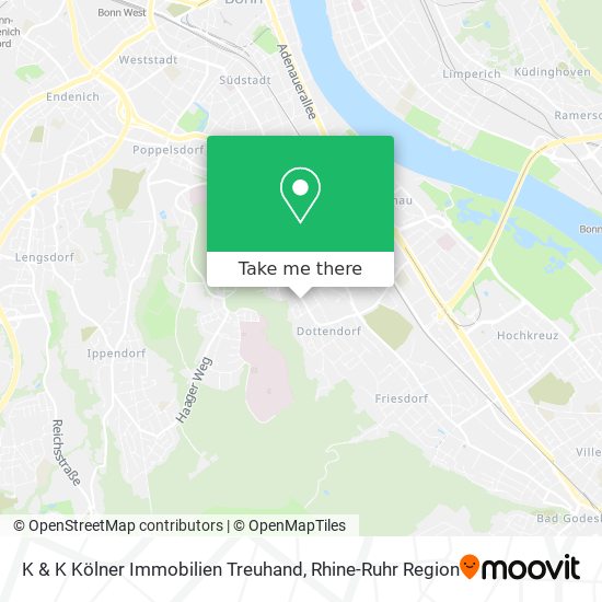 Карта K & K Kölner Immobilien Treuhand