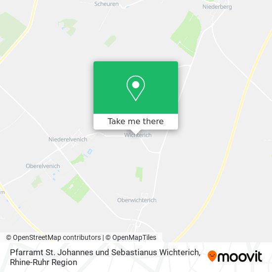 Pfarramt St. Johannes und Sebastianus Wichterich map