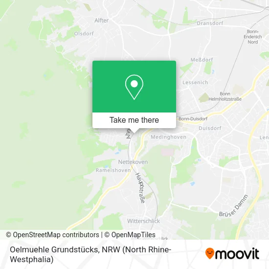 Oelmuehle Grundstücks map