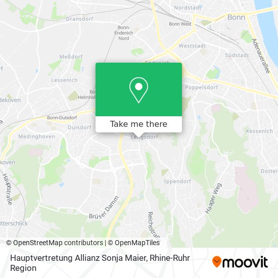 Hauptvertretung Allianz Sonja Maier map