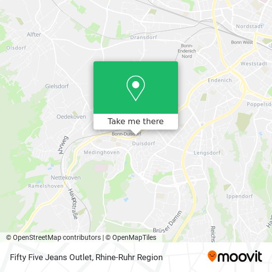 Fifty Five Jeans Outlet map