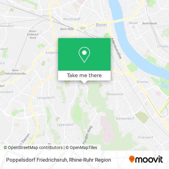 Poppelsdorf Friedrichsruh map