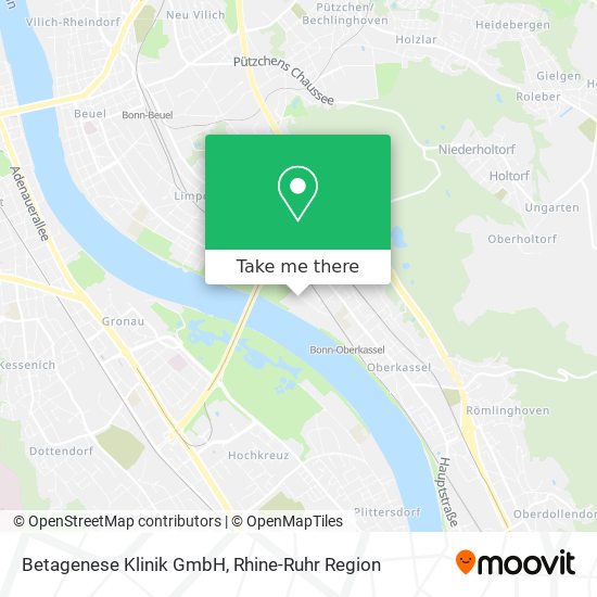 Betagenese Klinik GmbH map