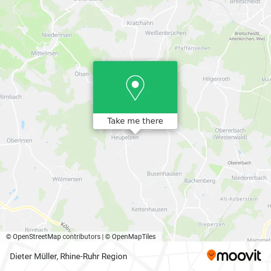 Карта Dieter Müller