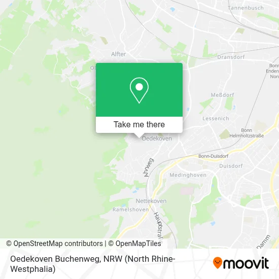 Oedekoven Buchenweg map