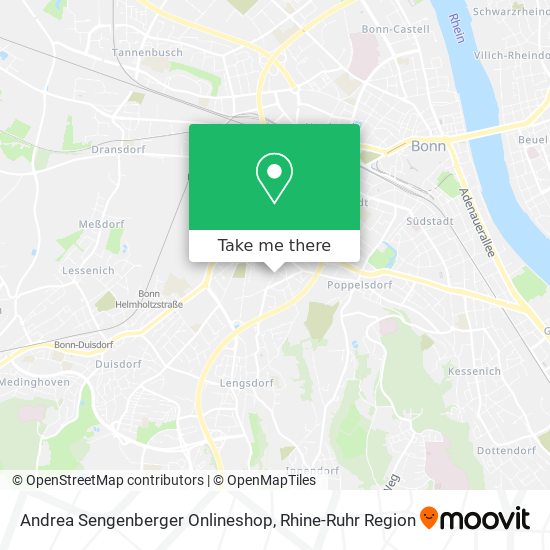 Andrea Sengenberger Onlineshop map