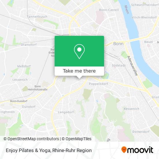 Enjoy Pilates & Yoga map