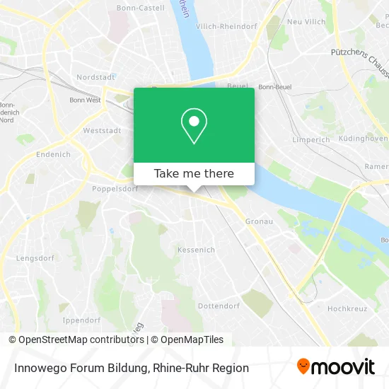 Карта Innowego Forum Bildung