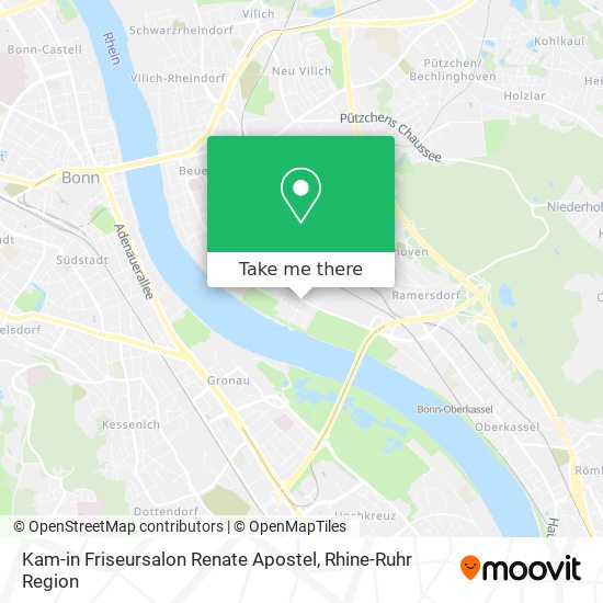 Kam-in Friseursalon Renate Apostel map