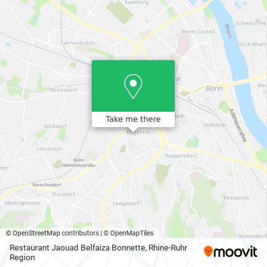 Restaurant Jaouad Belfaiza Bonnette map
