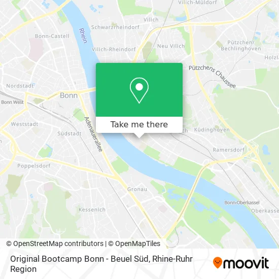 Карта Original Bootcamp Bonn - Beuel Süd