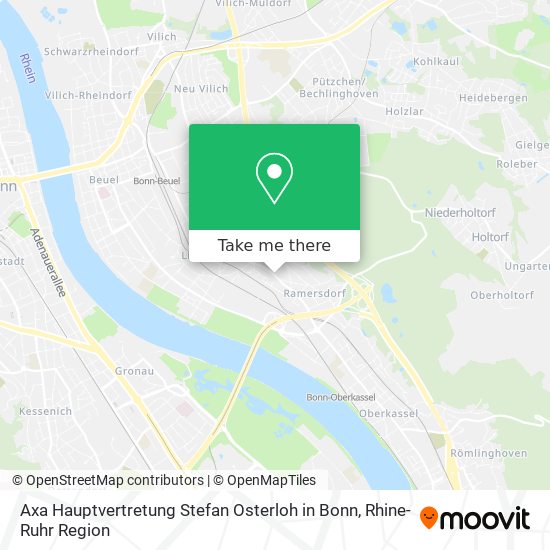 Axa Hauptvertretung Stefan Osterloh in Bonn map