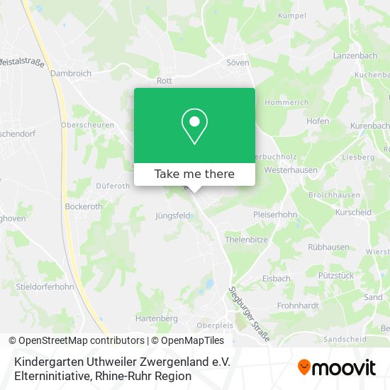 Kindergarten Uthweiler Zwergenland e.V. Elterninitiative map