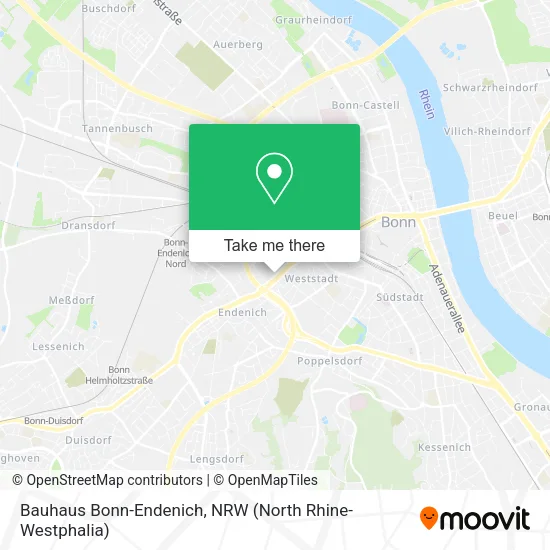 Карта Bauhaus Bonn-Endenich