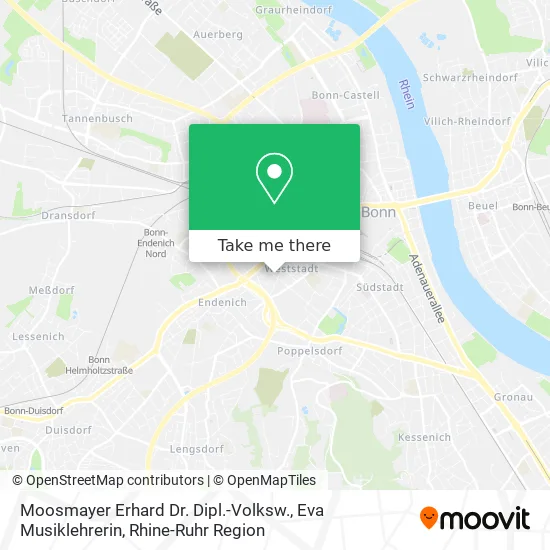 Карта Moosmayer Erhard Dr. Dipl.-Volksw., Eva Musiklehrerin