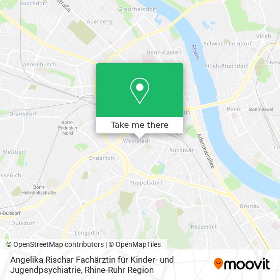 Angelika Rischar Fachärztin für Kinder- und Jugendpsychiatrie map