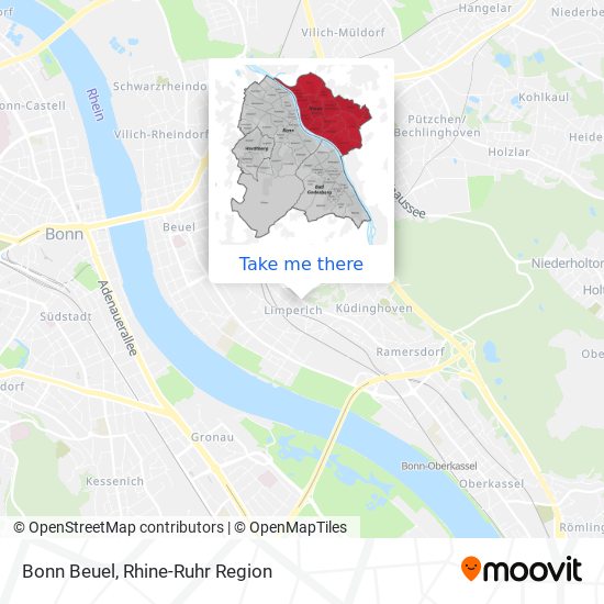 Bonn Beuel map