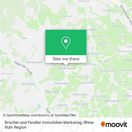 Brücher und Fendler Immobilien Marketing map