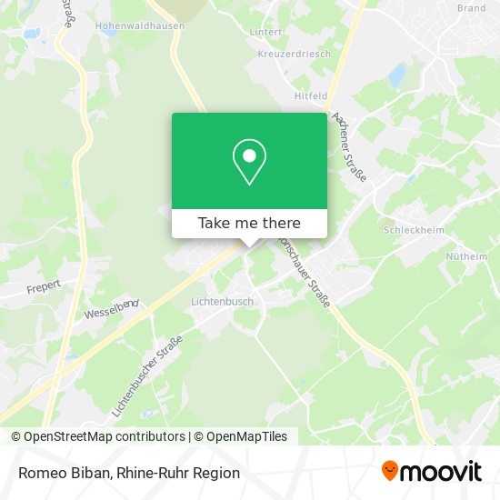 Romeo Biban map